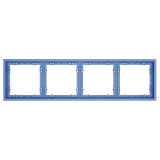Изображение Рамка пластиковая VOLTUM S70 на 4 поста, (деним)