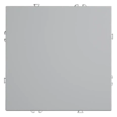 Изображение Выключатель встраиваемый VOLTUM S70 одноклавишный 10А (серый)