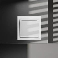 Изображение Выключатель встраиваемый VOLTUM S70 карточный 16А (белый матовый)