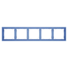 Изображение Рамка пластиковая VOLTUM S70 на 5 постов, (деним)